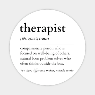 Therapist Noun Magnet